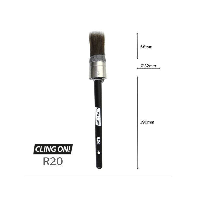 ROUND BRUSHES - Cling On - R12, R14, R16, R18, R20