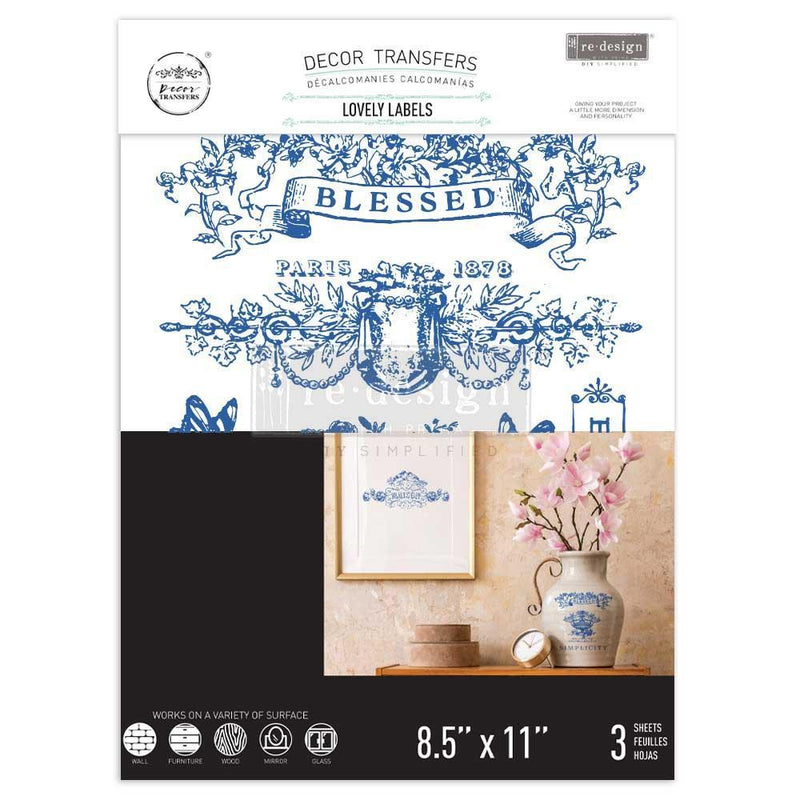 Lovely Labels - Midi Transfer Redesign with Prima UK - Fast Despatch