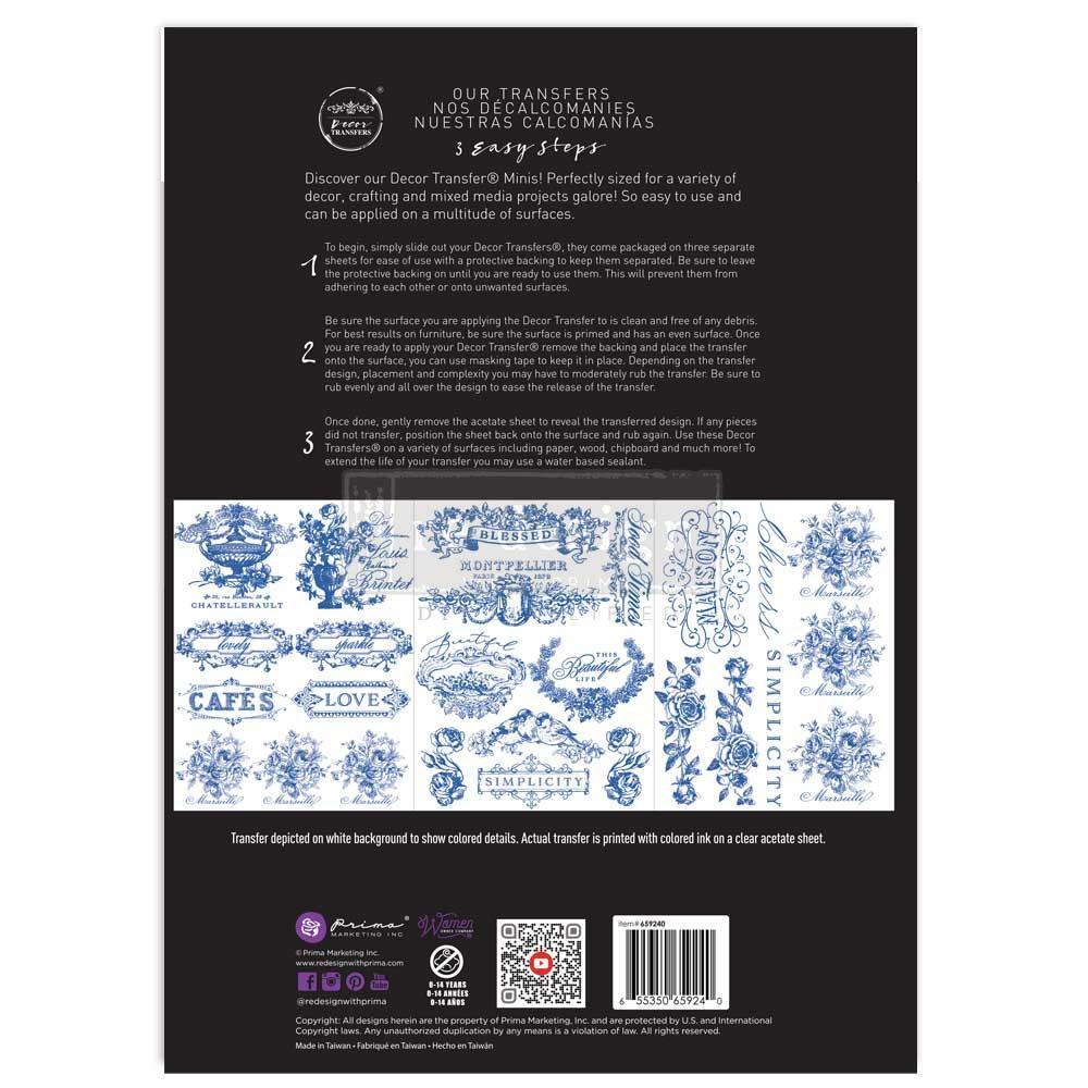 Lovely Labels - Midi Transfer Redesign with Prima UK - Fast Despatch